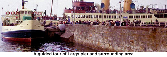 guded tour arround largs pier